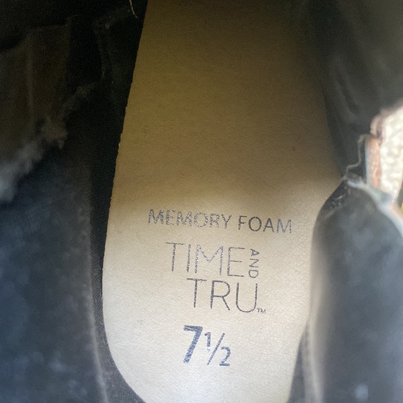 Time and Tru Cheetah/Leopard Print Booties — Size 7 1/2!! - Picture 8 of 9